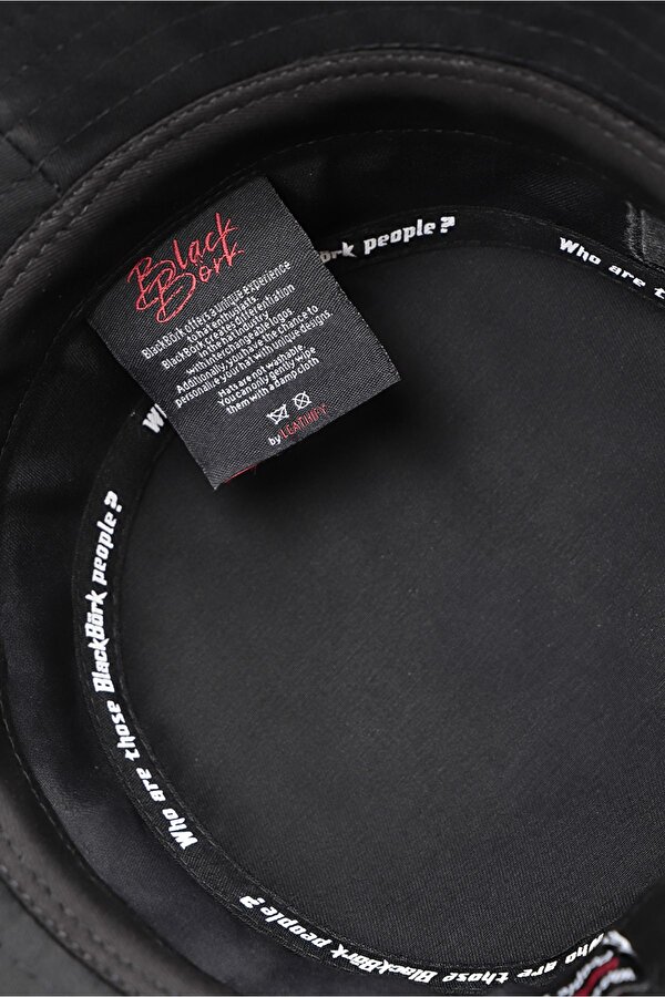 BlackBörk Bucket Aslan Logolu Siyah Şapka