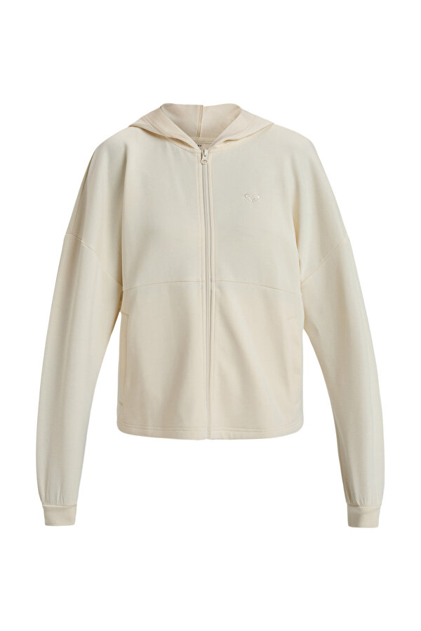 ROXY Clothing Roxy Rise & Vibe Sweet Hoodie Бежевый