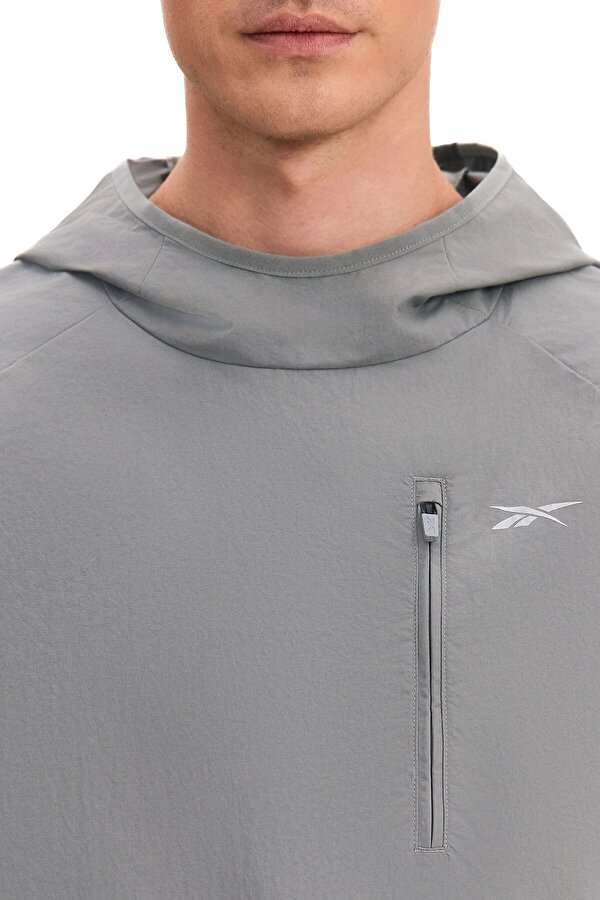 Reebok RUN RAGLAN OH LS D GREY Man 064