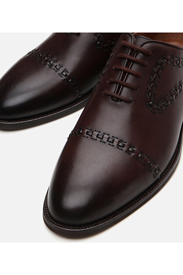 Hotiç Erkek Deri Kahverengi Klasik Ayakkabı
