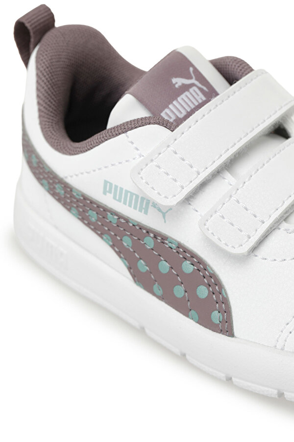 Courtflex V3 Dotty V Inf Beyaz Kız Çocuk Sneaker - Görsel 8