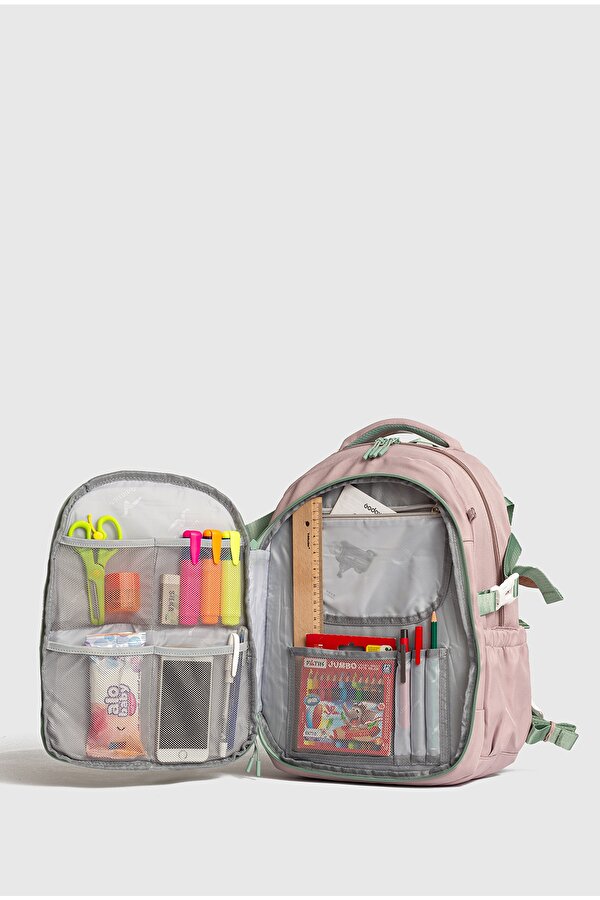 byHAKAN Rlx-1461-1462 Kız Çocuk İlk Okul Çantası Sırt Çantası GÜLKURUSU