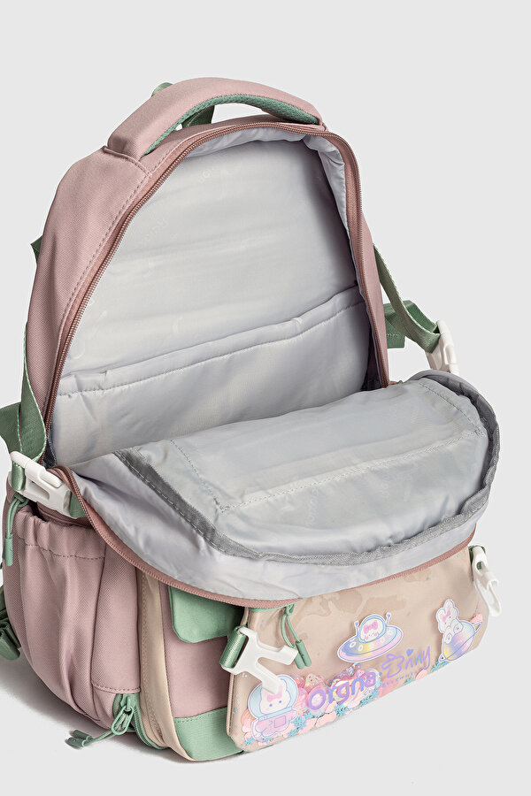 byHAKAN Rlx-1461-1462 Kız Çocuk İlk Okul Çantası Sırt Çantası GÜLKURUSU