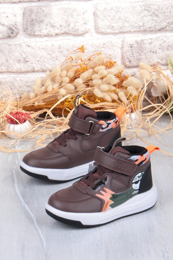 VICCO 946.P25K.435 Dragus Kahve Işıklı Erkek Çocuk Bot