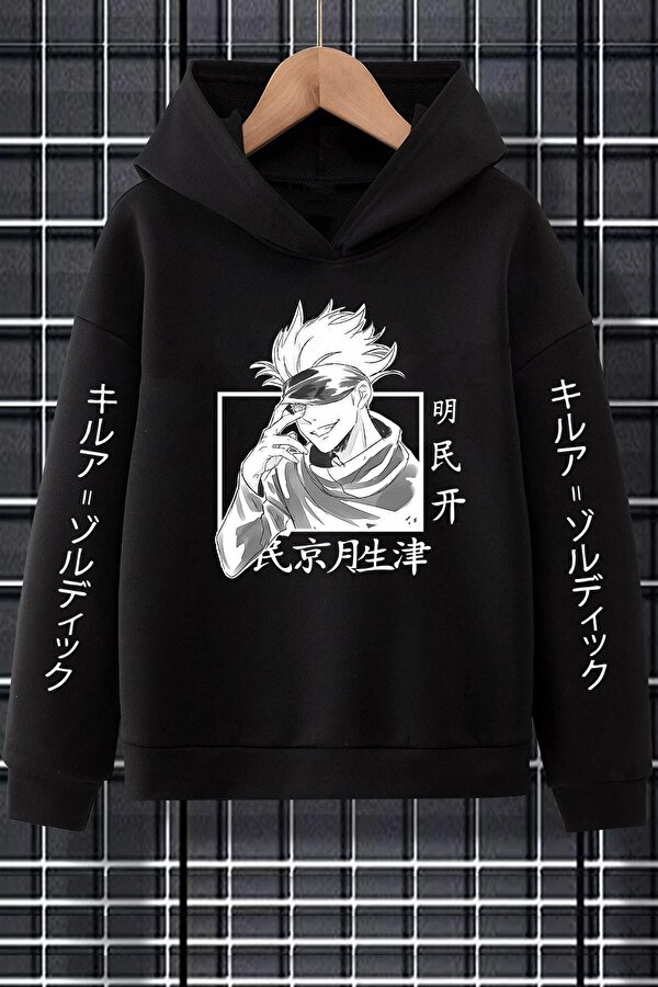 Unisex Jujutsu Kaisen Baskılı Sweatshirt - 3 Al 1 Öde
