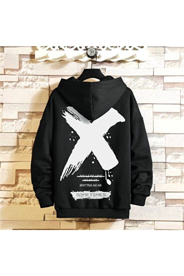 Sırt Baskı X Sweatshirt - 3 Al 1 Öde