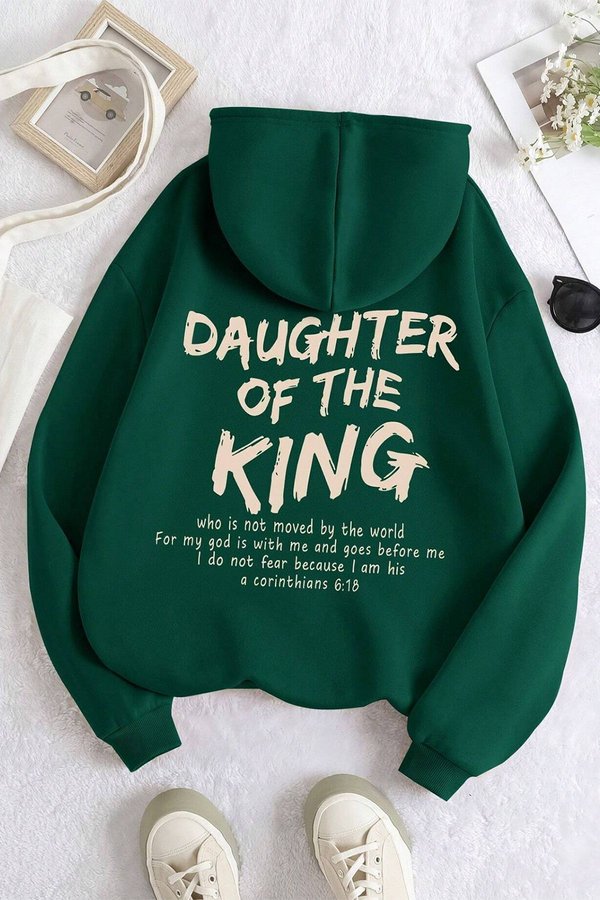 Daughter Of The King Baskılı Oversize Sweatshirt - FLO 3 Al 1 Öde