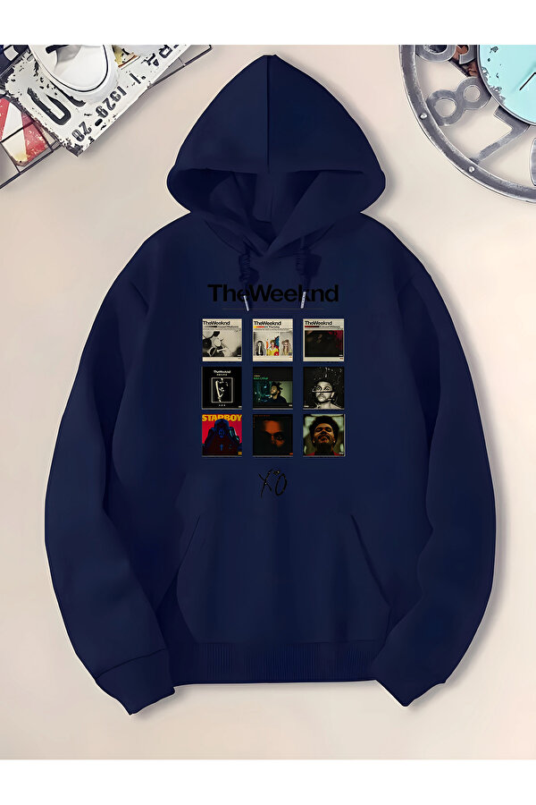 Unisex The Weekend Baskılı Oversize Sweatshirt - 3 Al 1 Öde