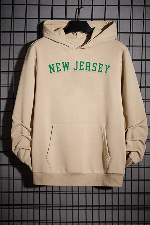 Unisex New Jersey Baskılı Sweatshirt - 3 Al 1 Öde