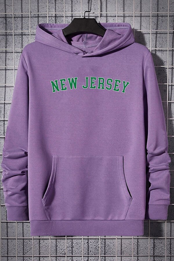Unisex New Jersey Baskılı Sweatshirt - 3 Al 1 Öde