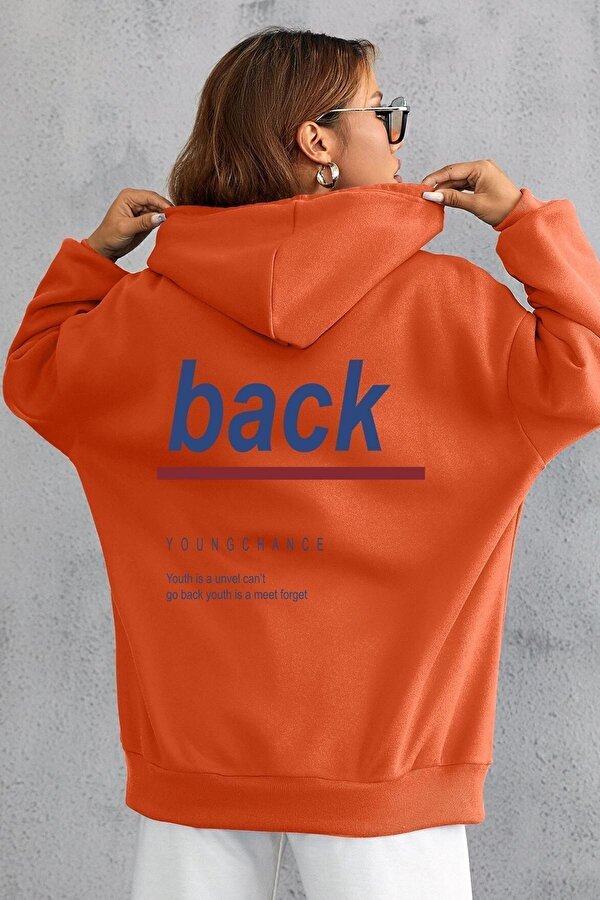 uyguntarz Unisex Back Sırt Baskılı Sweatshirt