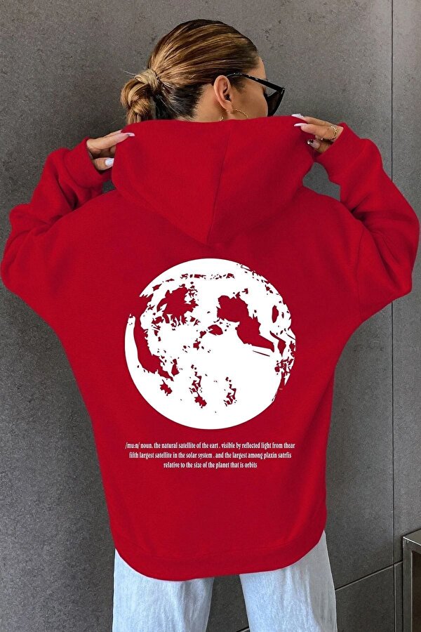 Unisex The Moon Baskılı Sweatshirt - FLO 3 Al 1 Öde
