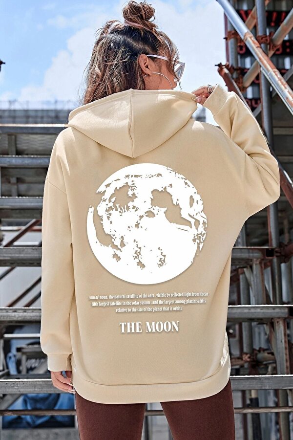 Unisex The Moon Baskılı Sweatshirt - FLO 3 Al 1 Öde