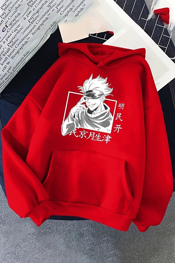 uyguntarz Unisex Jujutsu Kaisen Baskılı Sweatshirt