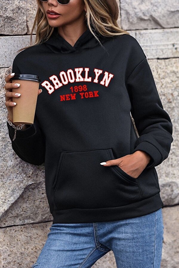 uyguntarz Unisex Brooklyn Baskılı Sweatshirt