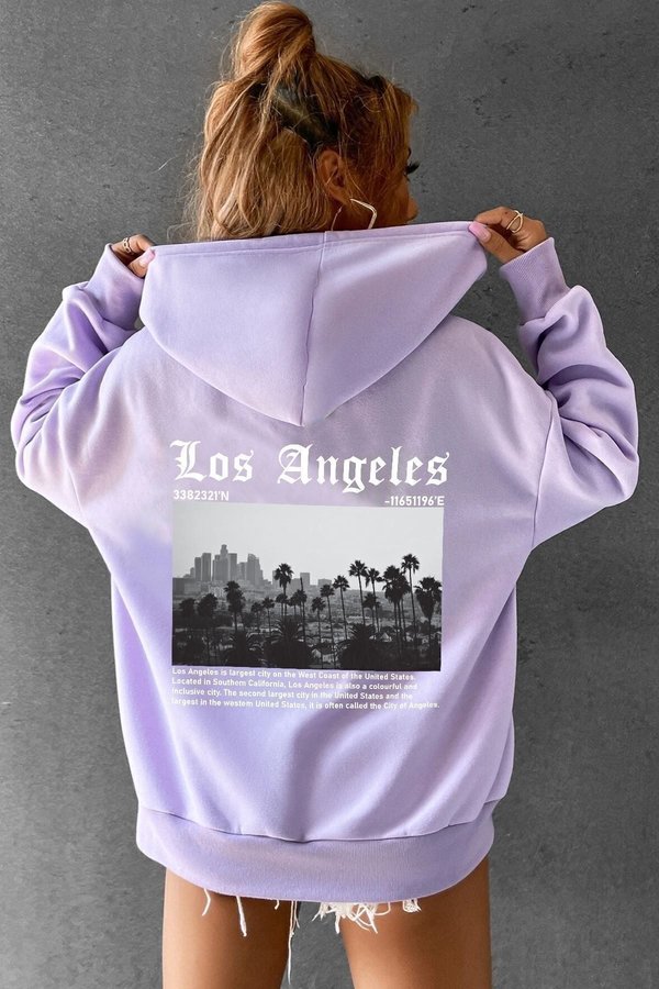 Unisex Los Angles Baskılı Sweatshirt - FLO 3 Al 1 Öde