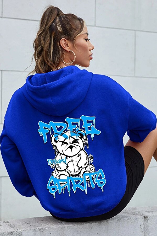Free Grafiti Sırt Baskılı Sweatshirt - FLO 3 Al 1 Öde