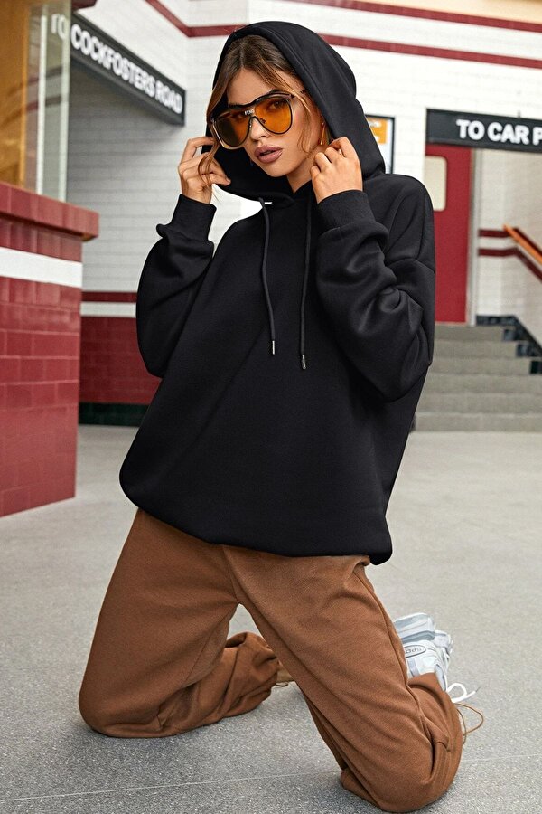 uyguntarz Unisex Oversize DAWN Baskılı Sweatshirt