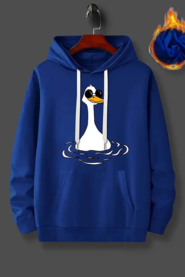 Duck Baskılı Oversize Sweatshirt - 3 Al 1 Öde