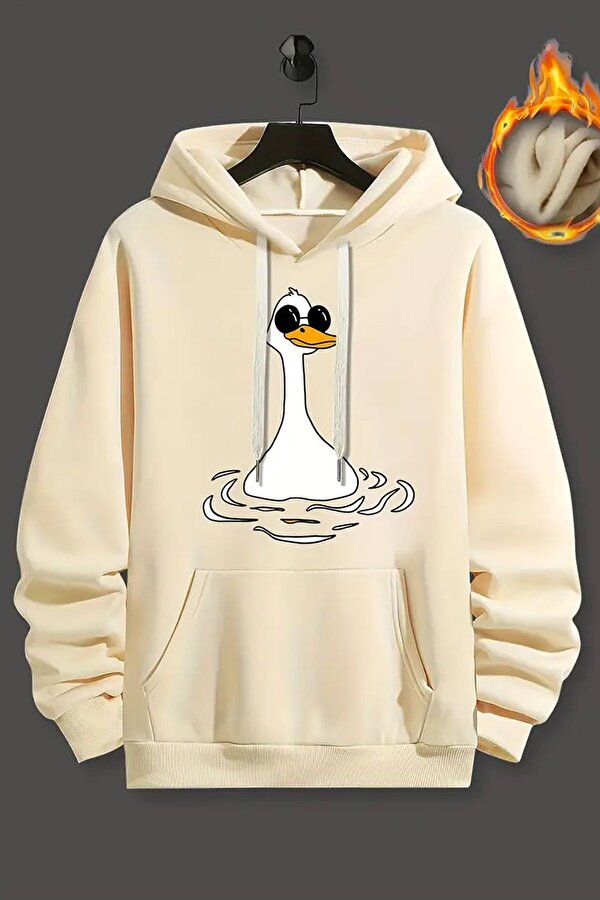 Duck Baskılı Oversize Sweatshirt - 3 Al 1 Öde