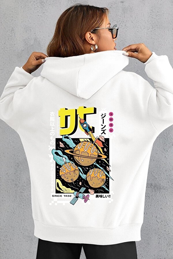 Unisex Tokoyaki Baskılı Sweatshirt - FLO 3 Al 1 Öde