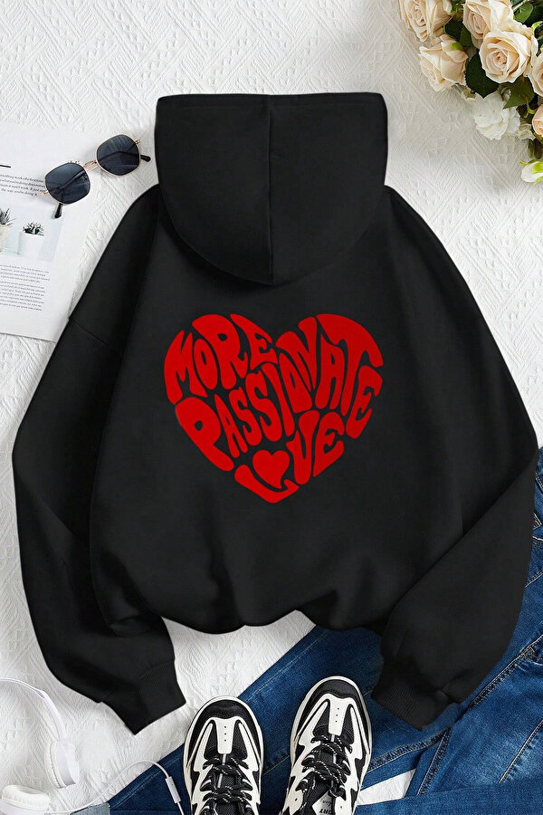 More Love Baskılı  Pamuklu Oversize Sweatshirt - FLO 3 Al 1 Öde