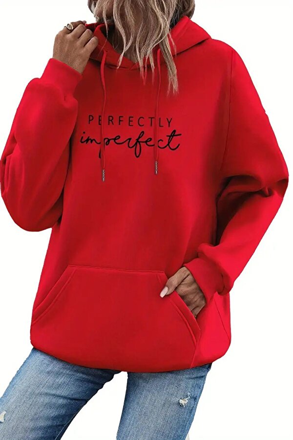 Perfectly Baskılı Oversize Sweatshirt - 3 Al 1 Öde