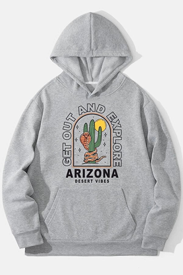 Unisex Arizona Baskılı Sweatshirt