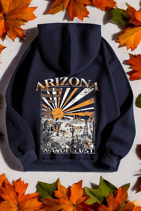 uyguntarz Arizona Baskılı Unisex Oversize Sweatshirt