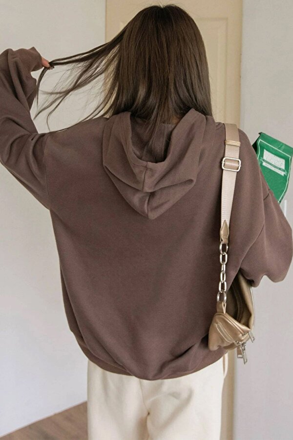 uyguntarz Unisex Cherish Baskılı Oversize Sweatshirt