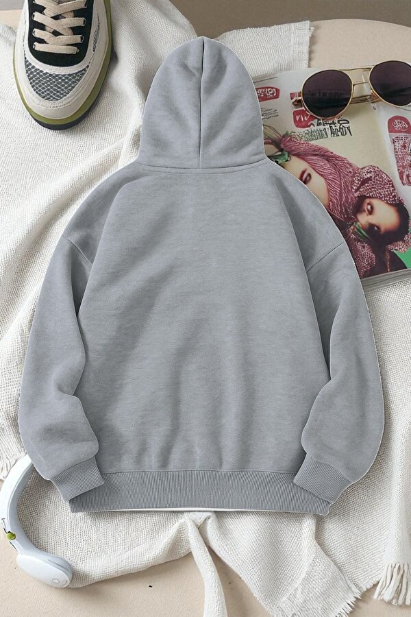 Unisex CHERRY Tasarım Basklı Sweatshirt - 3 Al 1 Öde