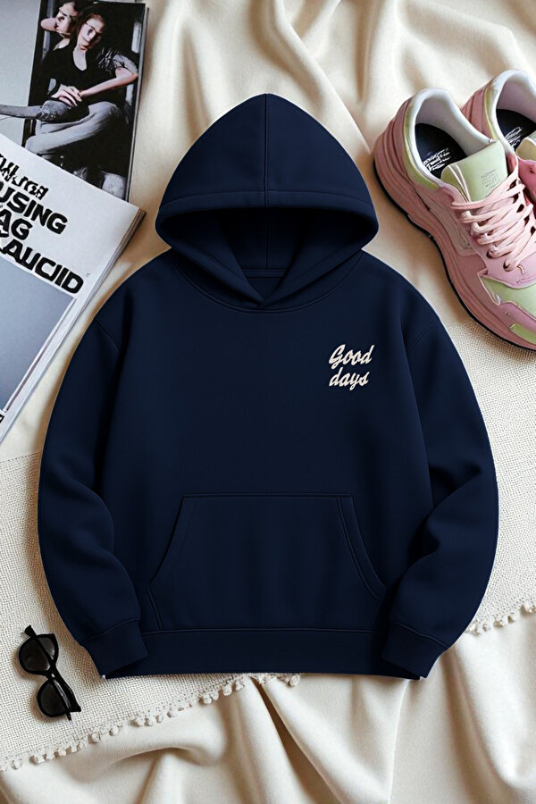 uyguntarz Unisex Good Days Baskılı Oversize Sweatshirt