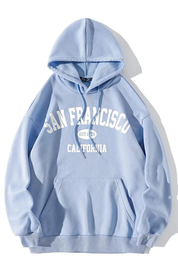 San Francisco Baskılı Oversize Sweatshirt - FLO 3 Al 1 Öde