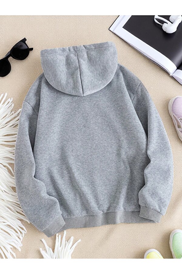 uyguntarz Unisex Born To Read Baskılı Oversize Sweatshirt