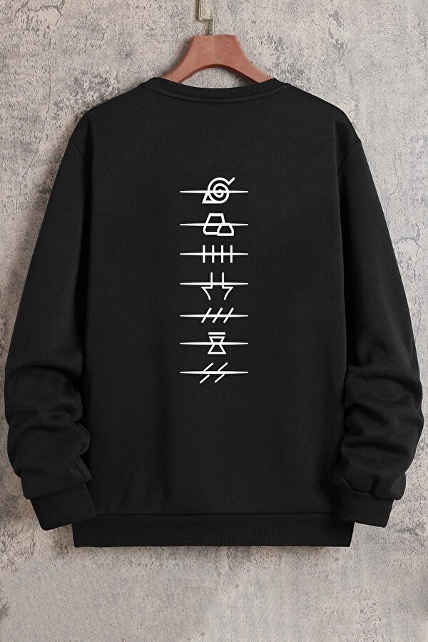 Unisex Ninja Akatsuki Bisiklet Yaka Sweatshirt - 3 Al 1 Öde