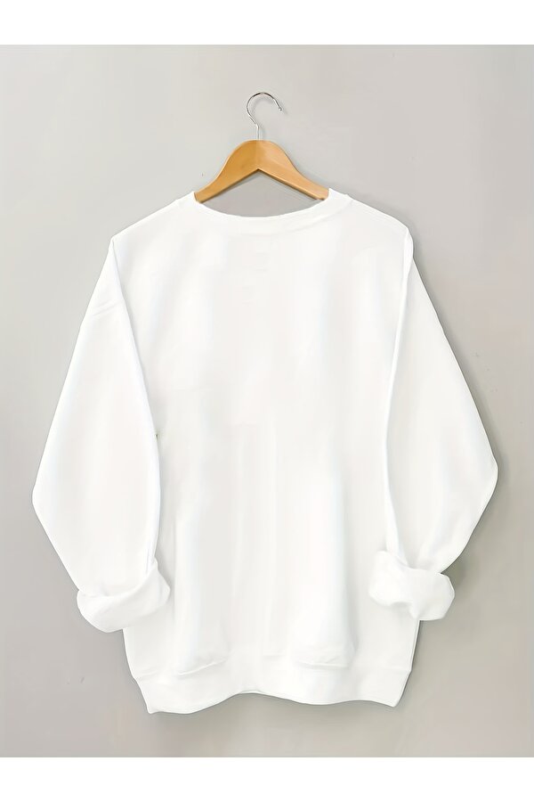 uyguntarz Unisex Tarot Kart Baskılı Oversize Sweatshirt