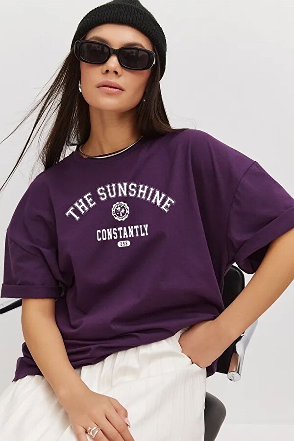 uyguntarz Unisex The Sunshine Baskılı Tasarım Tshirt