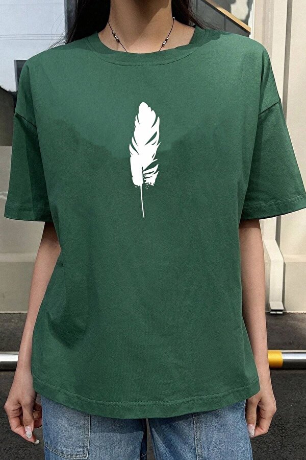 Unisex Tüy Baskılı T-shirt - FLO 3 Al 1 Öde