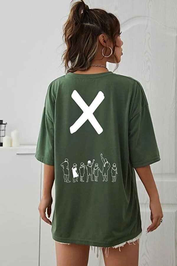 Unisex Design X Imza Baskılı T-shirt - FLO 3 Al 1 Öde