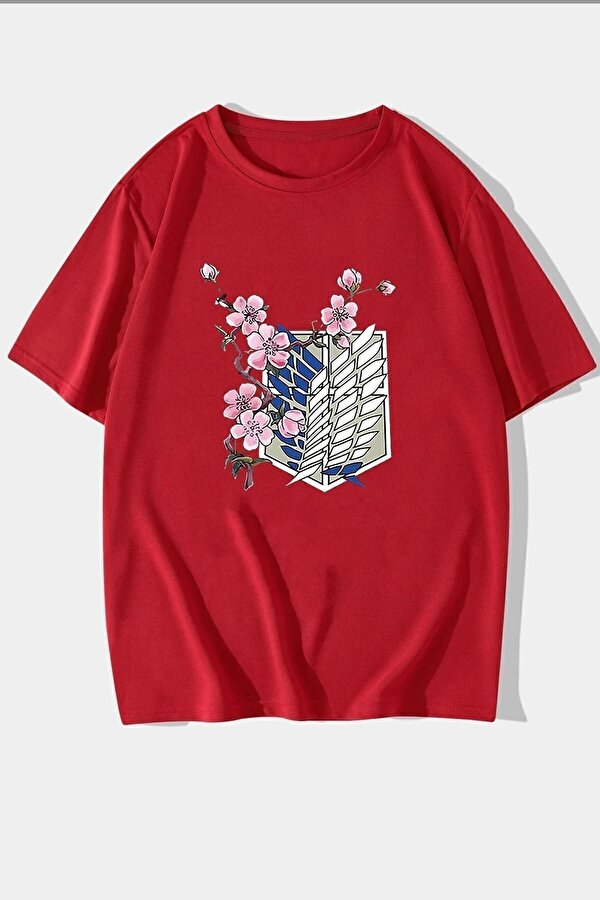 Unisex Flowers Baskılı T-shirt - FLO 3 Al 1 Öde