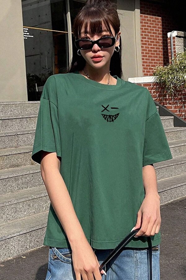 Unisex Cartoon Graphic Baskılı T-shirt - FLO 3 Al 1 Öde