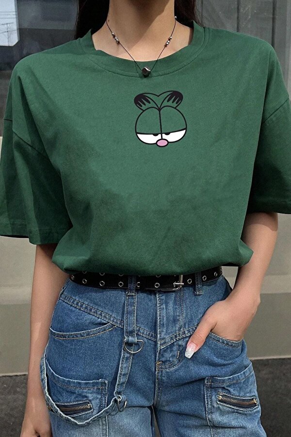 Unisex Garfield Baskılı T-shirt - 3 Al 1 Öde