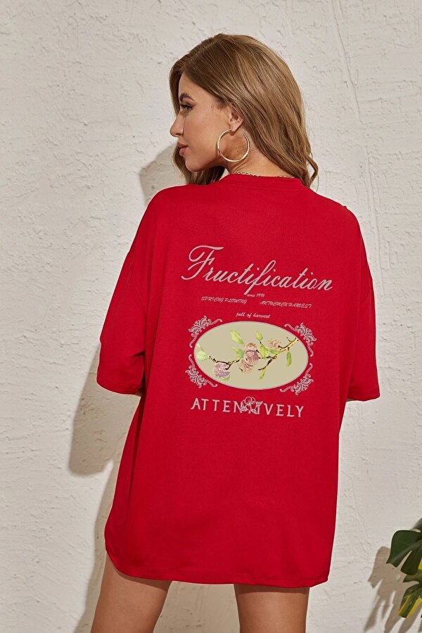 Unisex Fructification Baskılı T-shirt - FLO 3 Al 1 Öde
