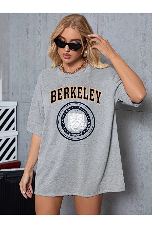 Berkeley Baskılı Tasarım Tshirt - FLO 3 Al 1 Öde