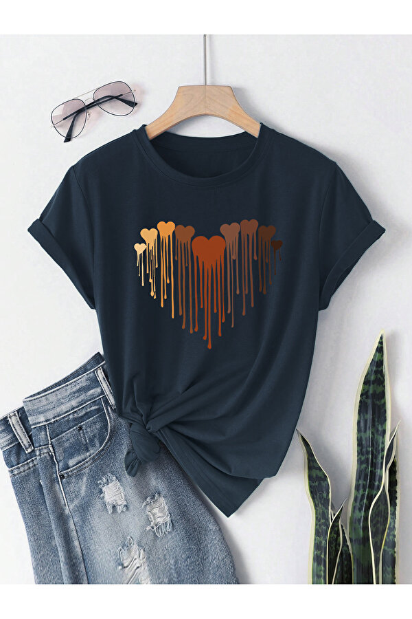 Eriyen Kalpler Baskılı Tasarım Tshirt - 3 Al 1 Öde