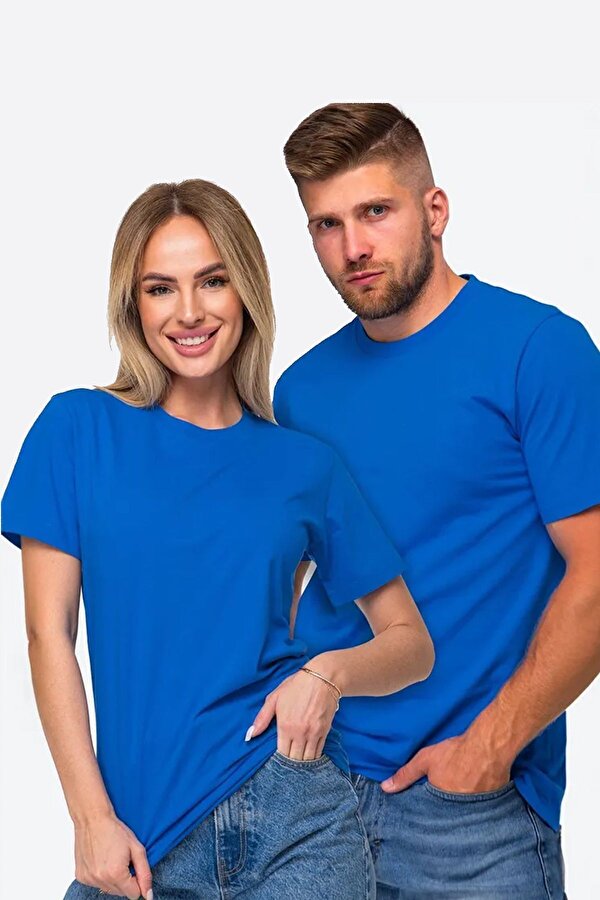 Unisex  Pamuklu Oversize Basic Tshirt - 3 Al 1 Öde