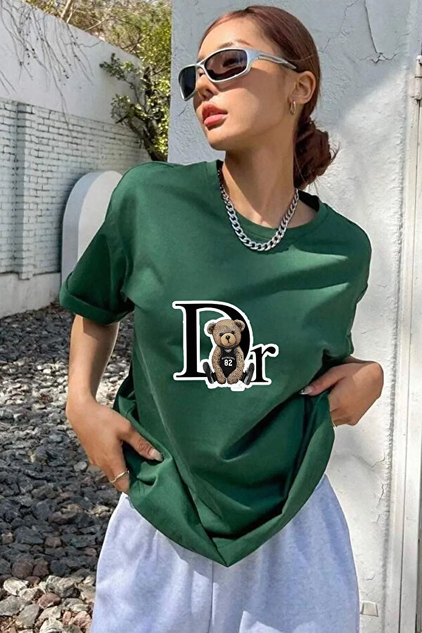 Unisex Dr. Ayı Tasarım Basklı Tshirt - FLO 3 Al 1 Öde