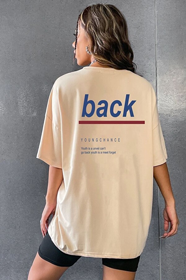 Unisex Back Baskılı Tasarım T-shirt - 3 Al 1 Öde