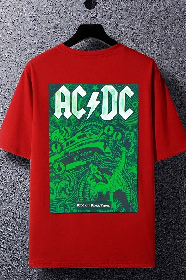 Unisex Acdc Baskılı T-shirt - 3 Al 1 Öde