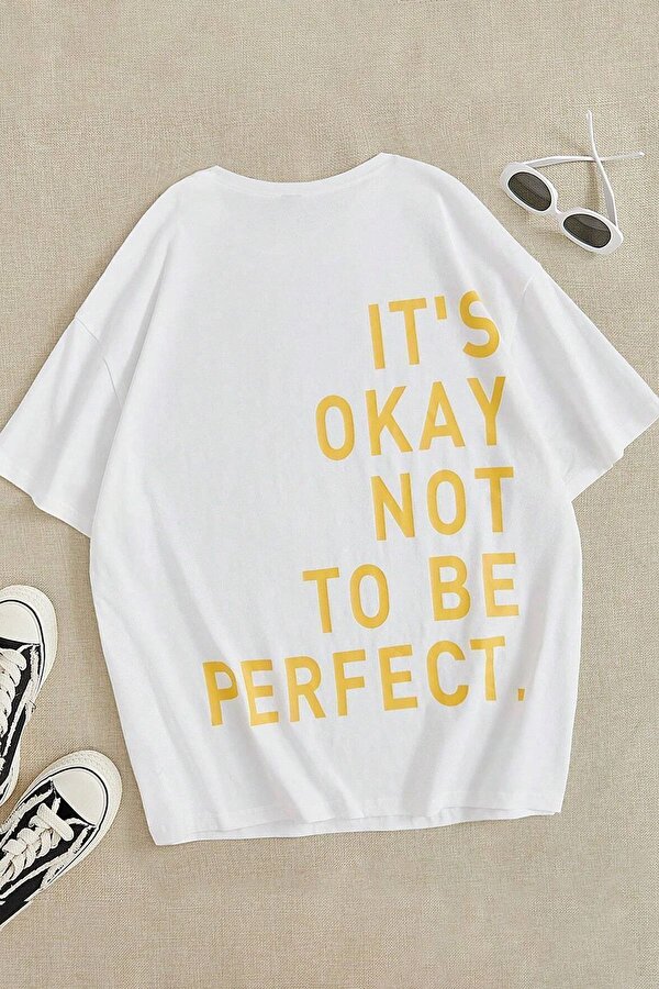 Unisex It's Okay Baskılı Tasarım Tshirt - FLO 3 Al 1 Öde